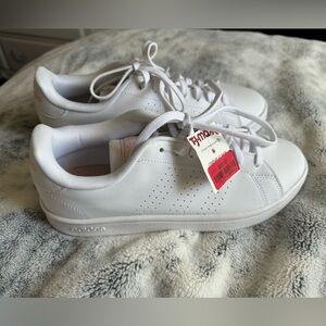 White adidas sneakers